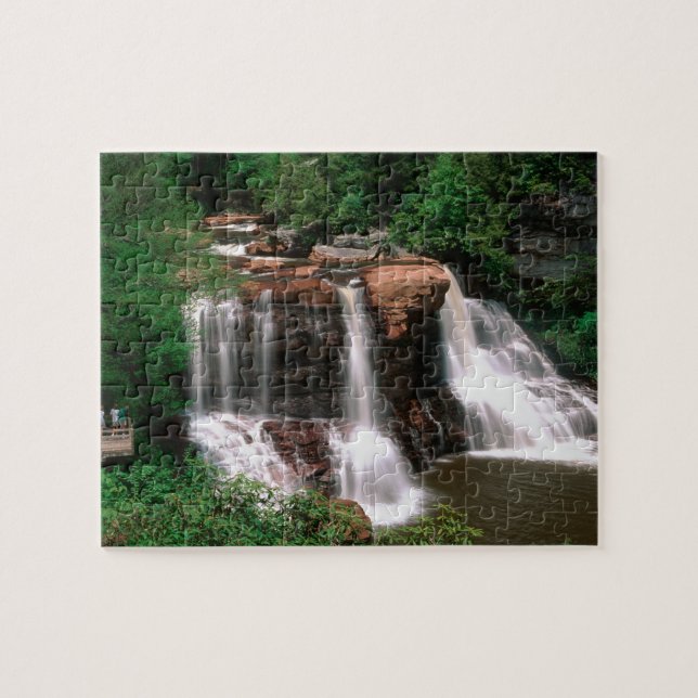 Blackwater Falls, West Virginia, naturskön, Pussel (Horisontell)