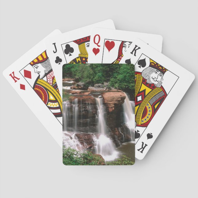 Blackwater Falls, West Virginia, naturskön, Spelkort (Baksidan)