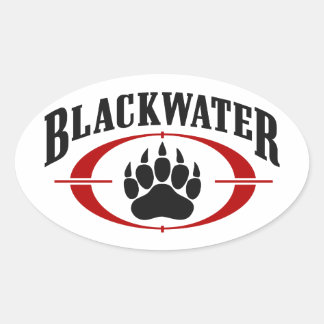 Blackwater Ovalt Klistermärke