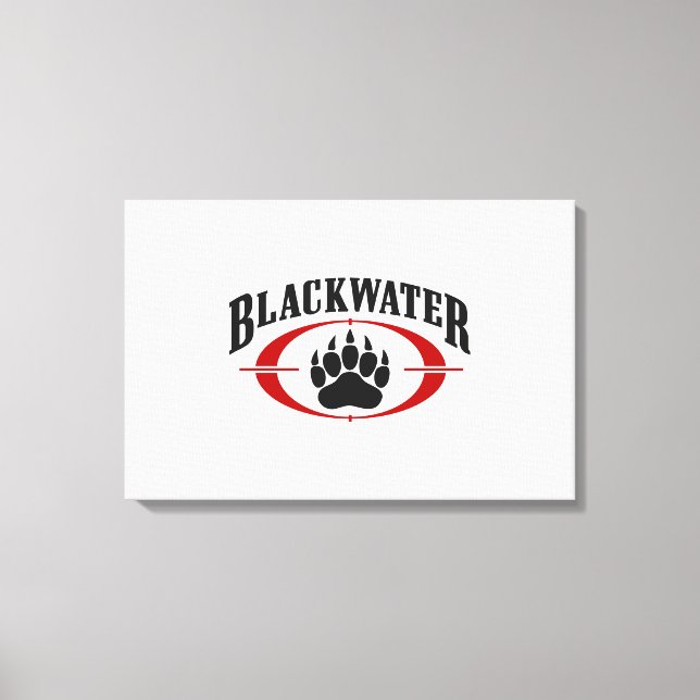 Blackwater USA Security Canvastryck (Framsida)