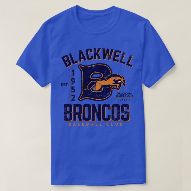 Blackwell Broncos 1 T Shirt (Design framsida)