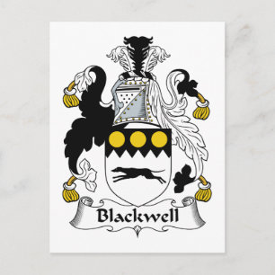 Blackwell Family Crest Vykort