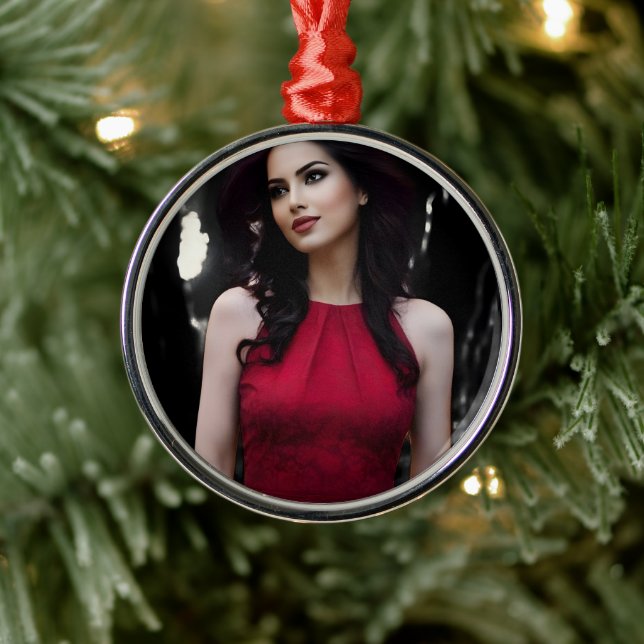 BlackWhiteRed ornament (Träd)