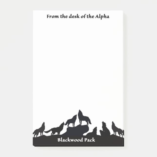 Blackwood Pack Alpha Notes Post-it Block (Framsida)