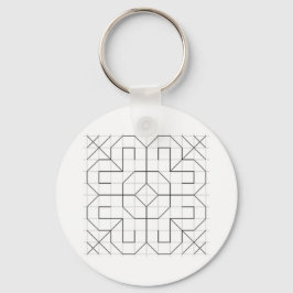 Blackwork keychain nyckelring
