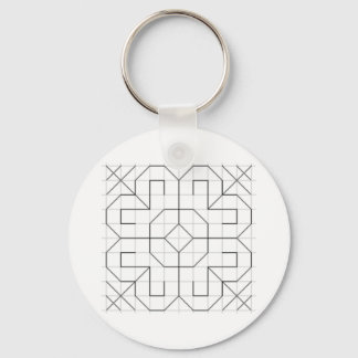 Blackwork keychain nyckelring