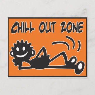 Blacky Chill Out Vykort