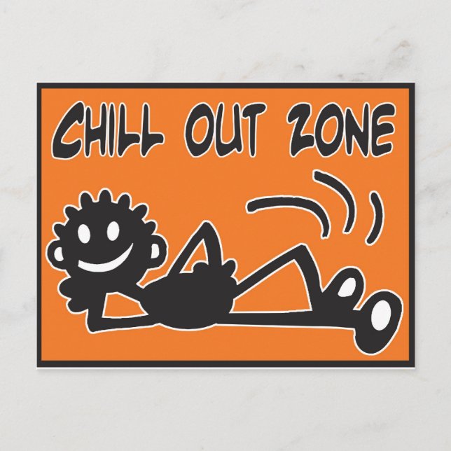 Blacky Chill Out Vykort (Framsida)