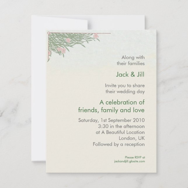 Blad 4,25 x 5,5 inbjudningar (Framsida)