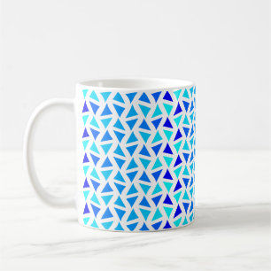 Blad abstrakt mönster kaffemugg
