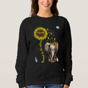 Blad att kallas Mamma Solros Elephant Graphi T Shirt