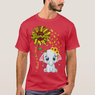 Blad att kallas Mamma Solros Elephant T Shirt
