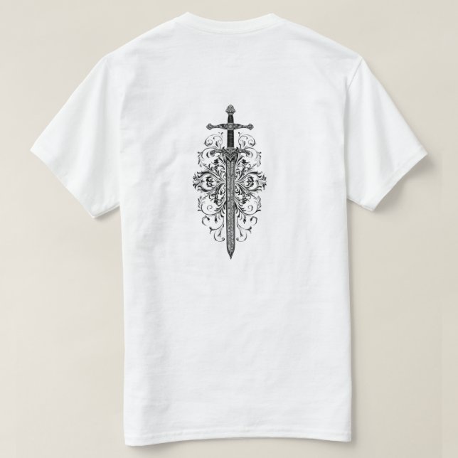 Blad av elegance t shirt (Design baksida)