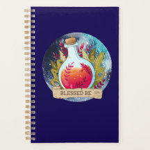 Blad Be Spell Flaska Pagan Wiccan 2026 Planner