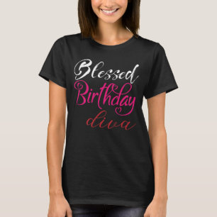 Blad Birthday Diva Paraphernalia Sorority Gift T Shirt