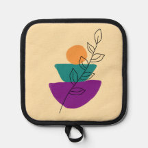 Blad boho illustration