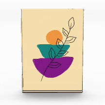 Blad boho illustration
