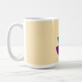 Blad boho illustration kaffemugg