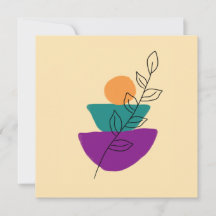 Blad boho illustration