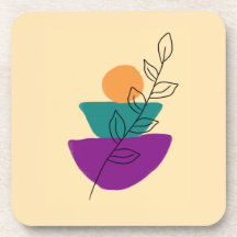 Blad boho illustration