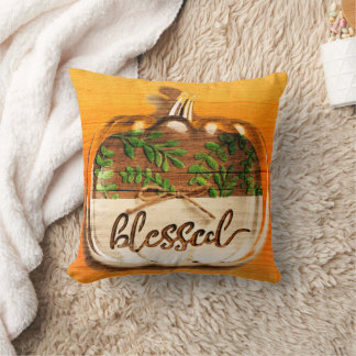 Blad Crystal Pumpkin Design Dekorativ kudde
