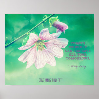 Blad för en friska morgondag poster