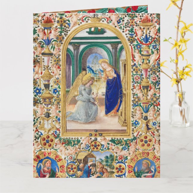 Blad från en bok om timmar   kort (Gul blomma)