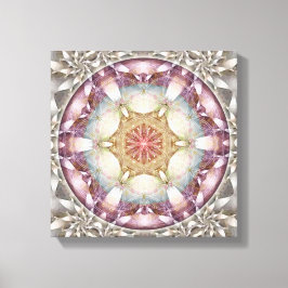 Blad från Life Mandala 13 Wrapped Canvas Print