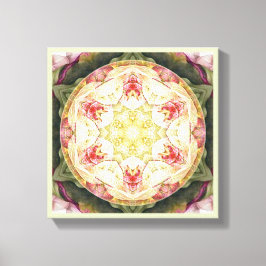 Blad från Life Mandala 6 Wrapped Canvas Print