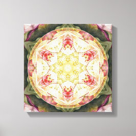 Blad från Life Mandala 6 Wrapped Canvas Print