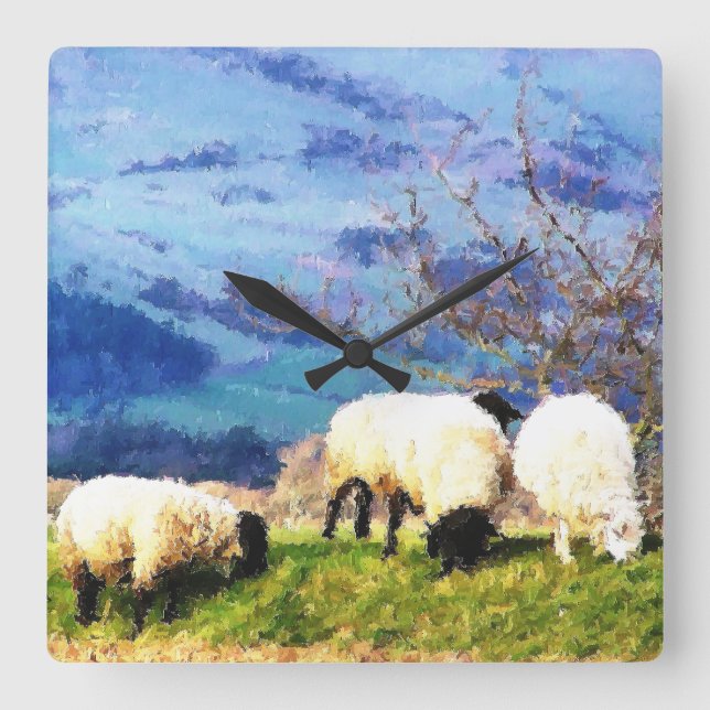 BLAD FYRKANTIG KLOCKA (Framsida)