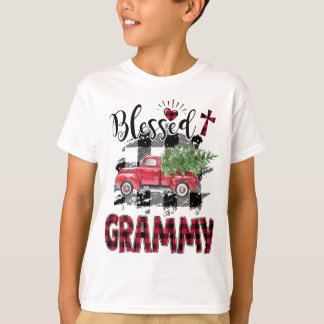 Blad Grammy Red-plaid-jul T Shirt