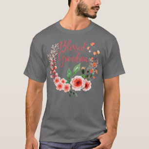 Blad Grandma Mors dag T Shirt