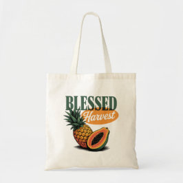 Blad Harvest Pineapple Papaya Retro Tee Tygkasse