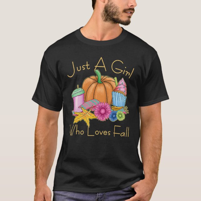 Blad Höst Träd Orange Fallande Löv  Säsong Kalend T Shirt (Framsida)