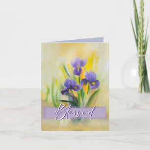 Blad Iris Tack Kort