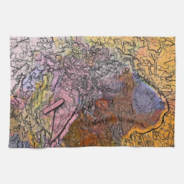 BLAD KÖKSHANDDUK (Horisontell)