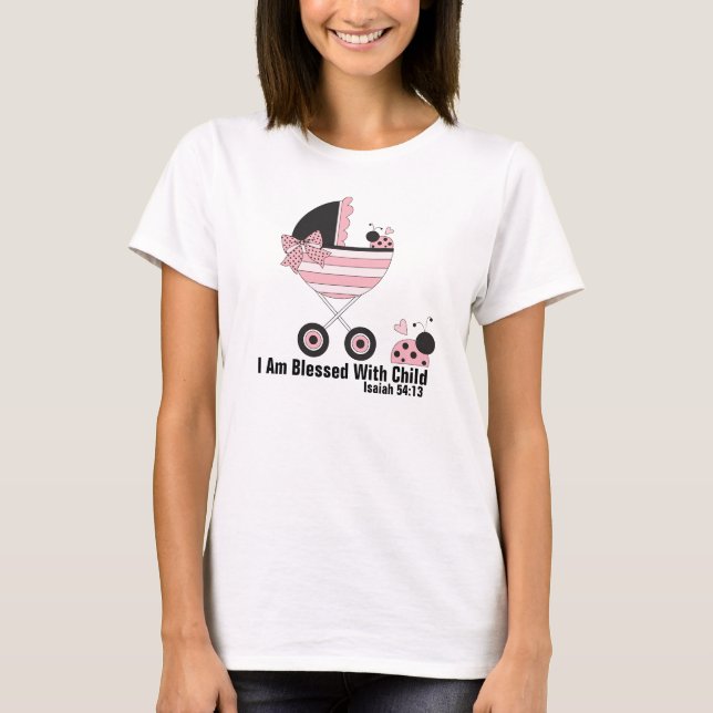 Blad med barn*** Kvinnors Moderskap T-Shirt (Framsida)