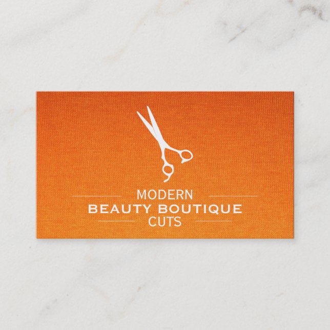 Blad med delare Textilövertoning Visitkort (Framsida)