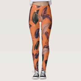 Blad n blommor leggings