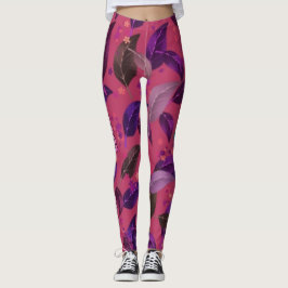 Blad n blommor leggings