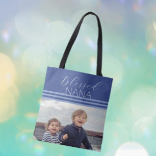 Blad NANA-anpassningsbarnas fotogåva Tote Tygkasse