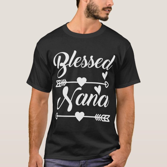 Blad Nana-kursiv T Shirt (Framsida)