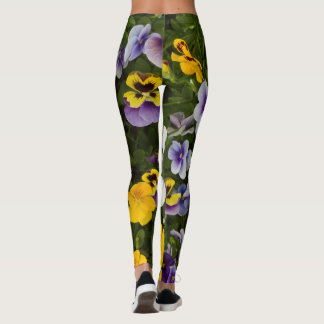 Blad- och bladkonst leggings