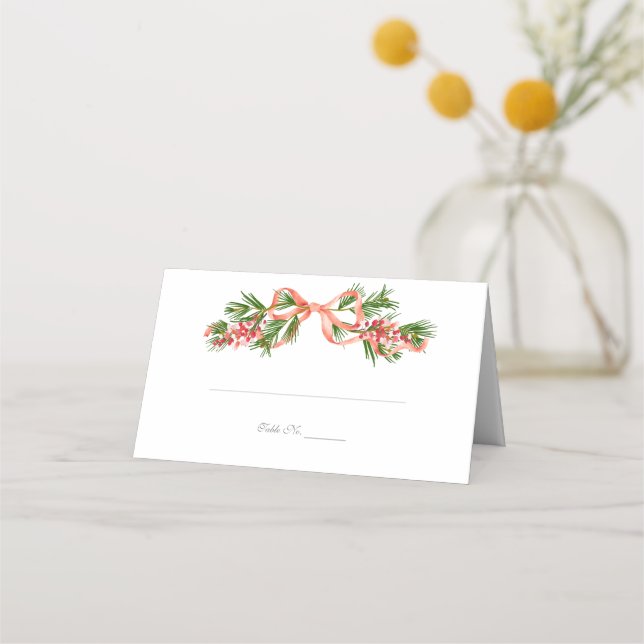 Blad- och Gräs-platskort Placeringskort (Framsida)