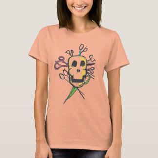 Blad och Skull Hairstylist Shirt T