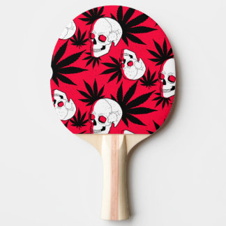 Blad Örtväxt och Kallar på Rött Pingisracket