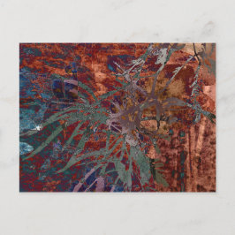 BLAD PÅ SKÖLDPADDSSKAL VYKORT