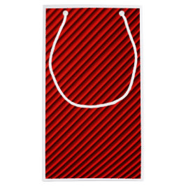 Blad-påse för röd textil i Mönster