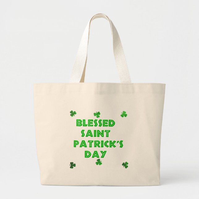 Blad Saint patrick's day (2) Jumbo Tygkasse (Framsidan)